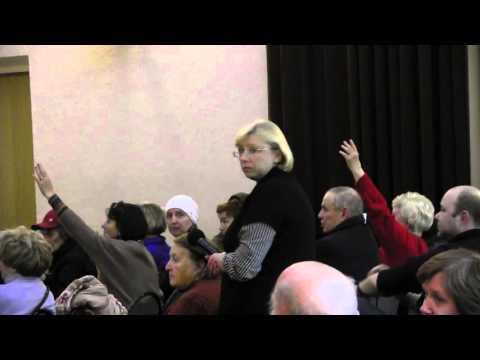 Встреча главы управы с населением 18.11.15