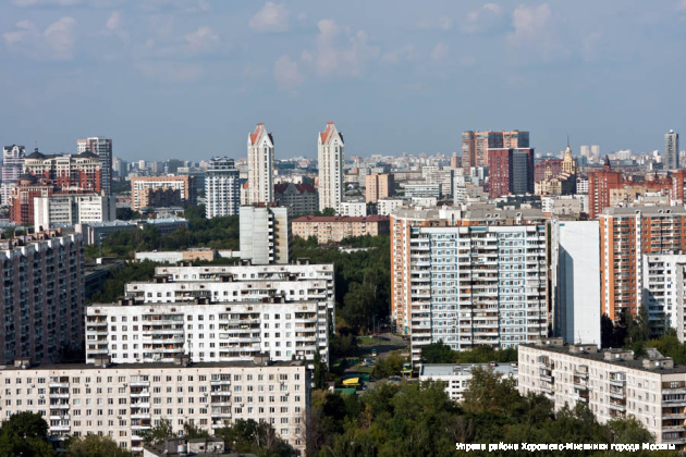 Вид с дома по адресу проспект Маршала Жукова, дом 31. Фото: М. Коротаев