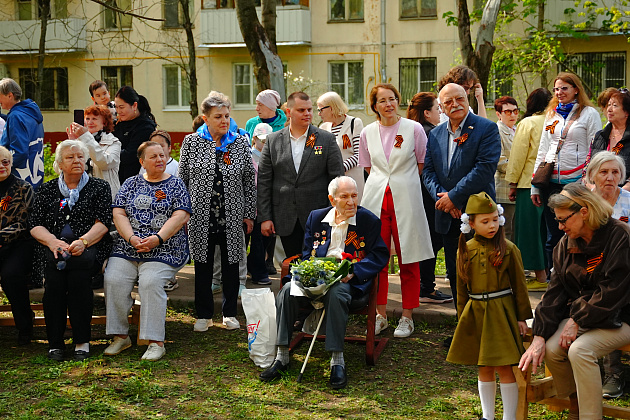 В Хорошёво-Мнёвниках прошла акция «Победа в каждом дворе»! 