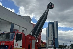  В Северо-Западном административном округе на территории Главного управления Росгвардии по г. Москве состоялись пожарно-тактические учения.